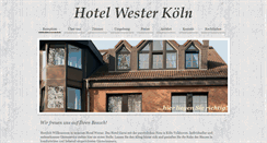 Desktop Screenshot of hotel-wester.de